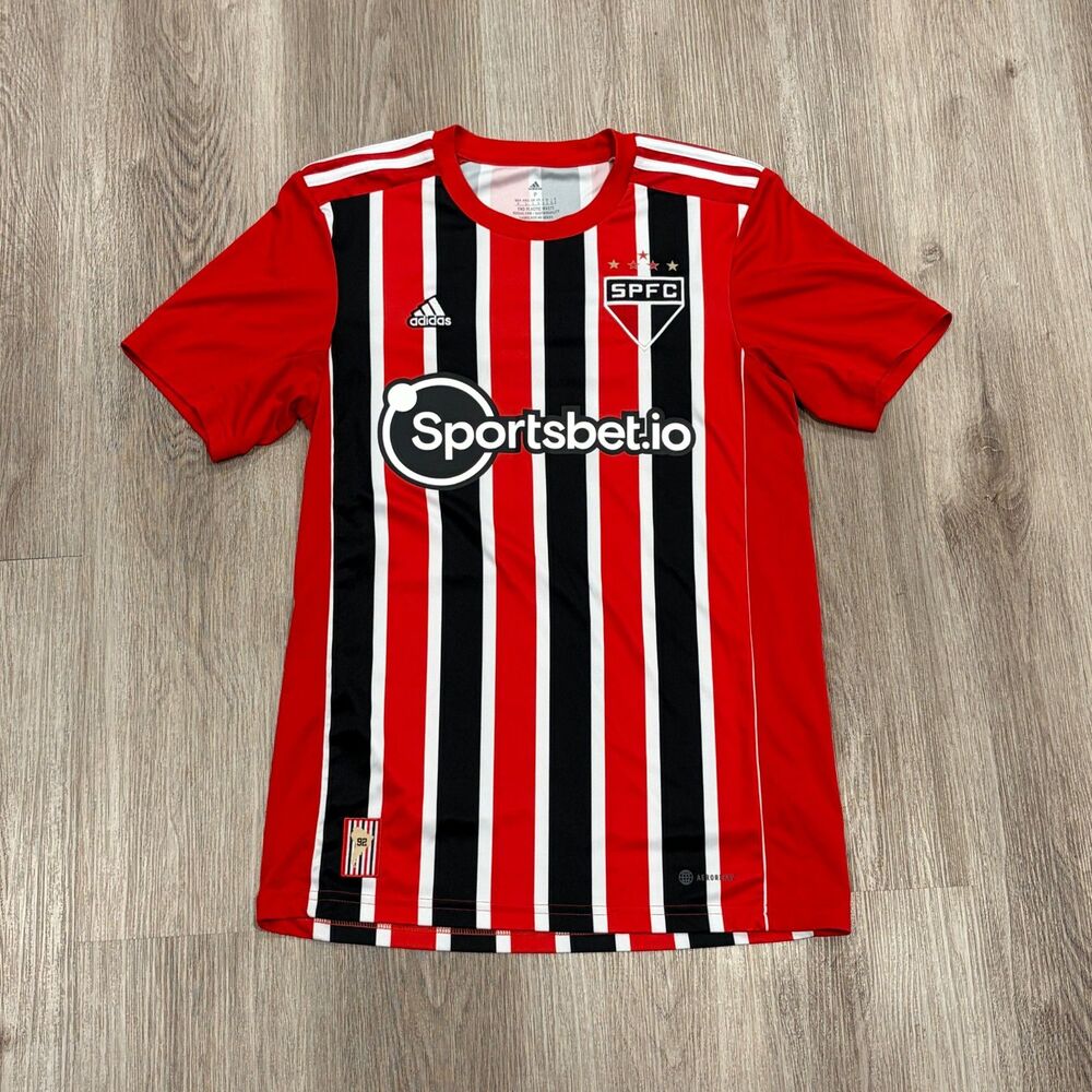 RARE São Paulo Away Football Kit 2021/2022 Jersey Soccer Brazil SPFC Men's Small